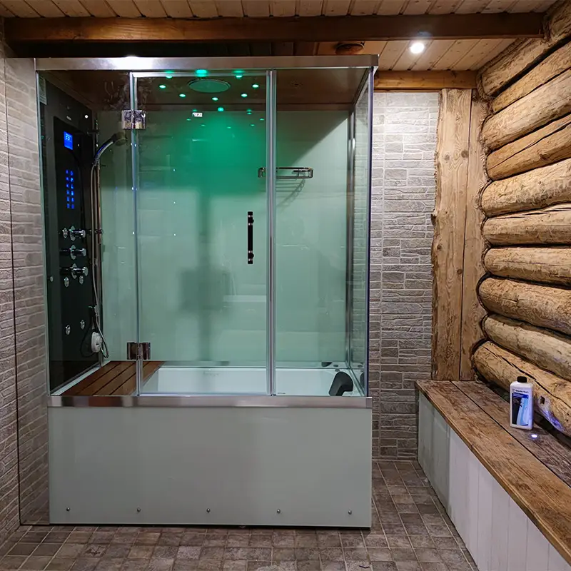 E Cube Max V steam bath with tub