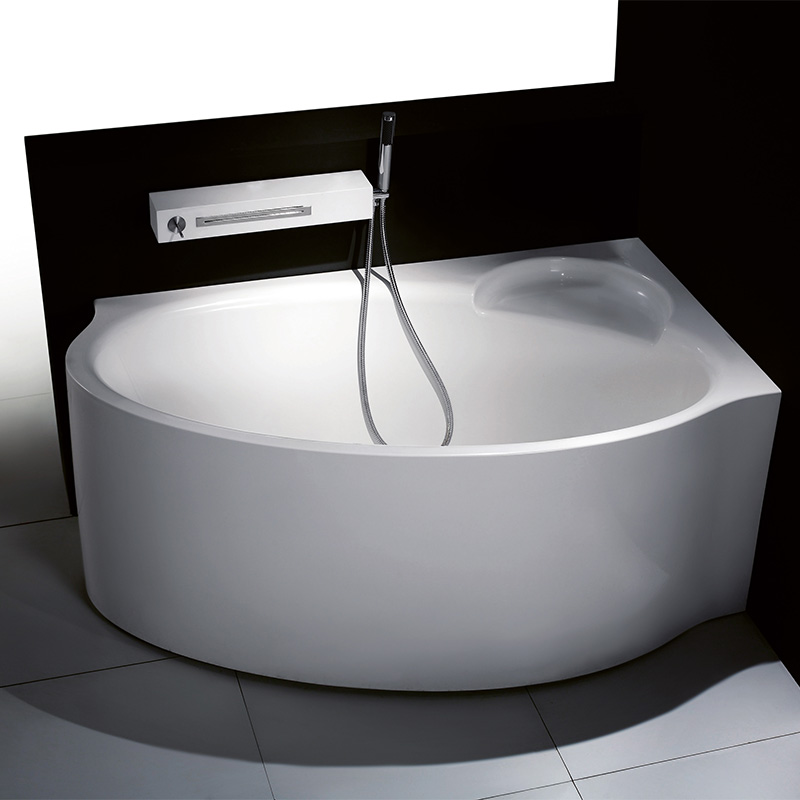Corner Whirlpool Bathtub Nautic Mini I Air 1