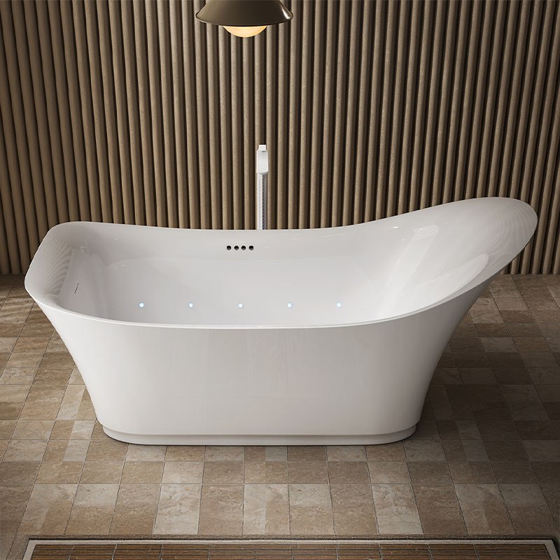 Freestanding Whirlpool Bathtub Nautic Antique III Air 1