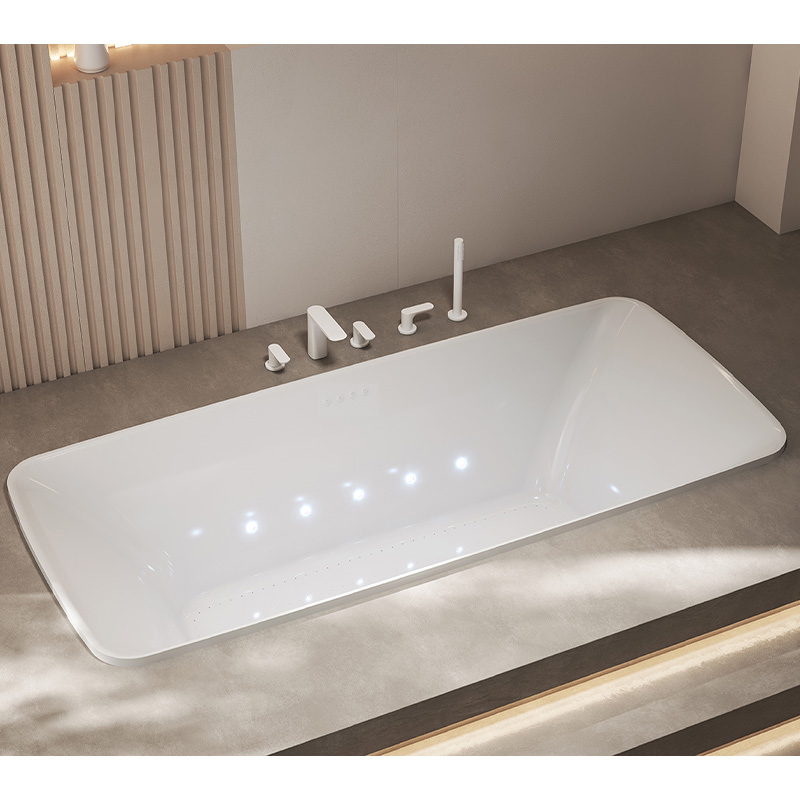 Built in whirlpool bathtub Nautic Slim II Air 1