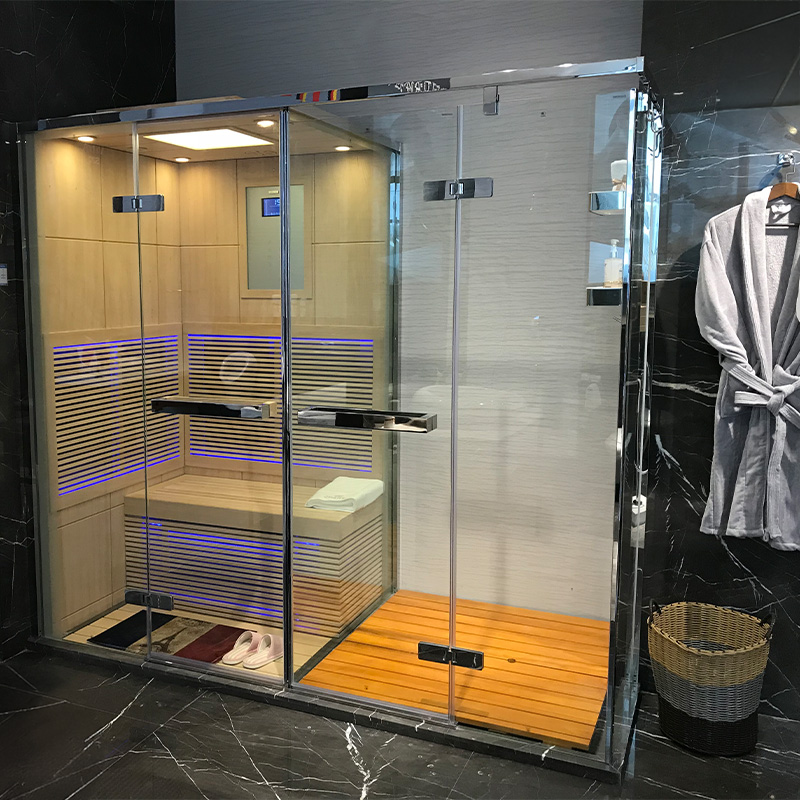 Hamam Combi infrared sauna+shower room