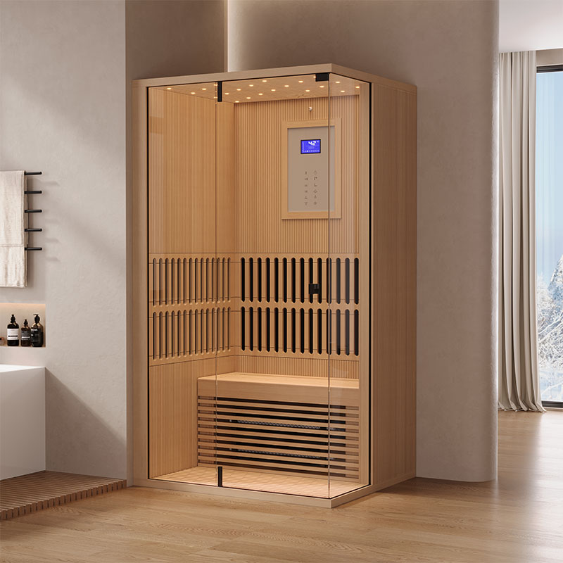 Infrapunasaun iZEN II left1 | Santeco Infrared sauna i ZEN II