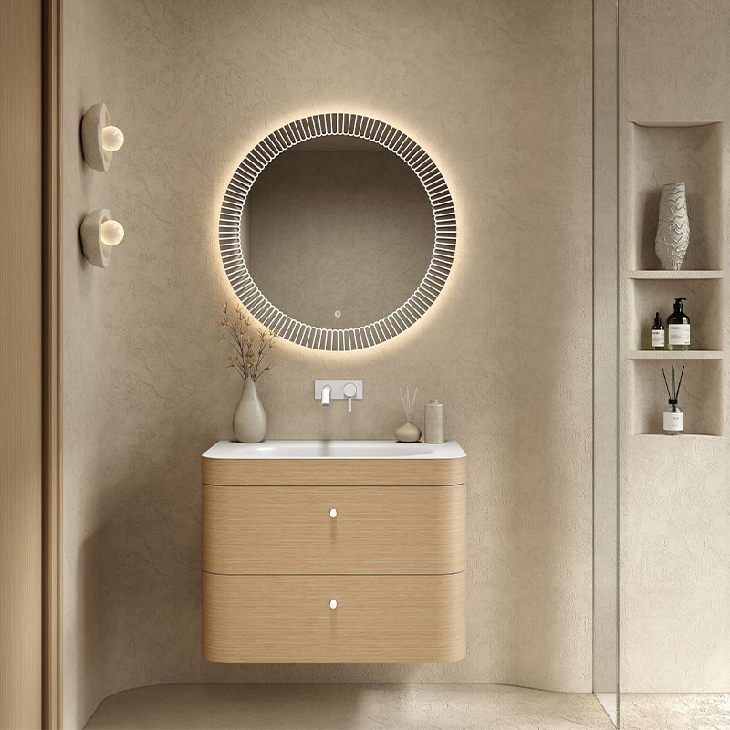 Luxury Bathroom Furniture Clover Wooden 1