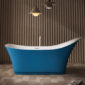 Freestanding Whirlpool Bathtub 170 cm Nautic Antique III Air Blue Sky_5