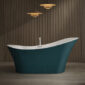 Freestanding Whirlpool Bathtub 170 cm - Jasper Blue II Air_1