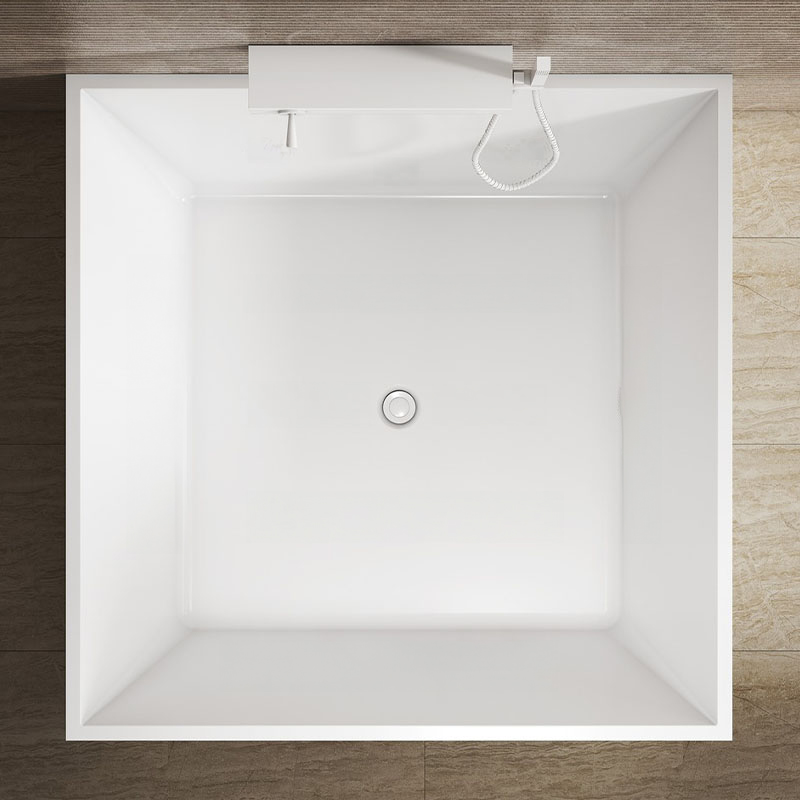 Freestanding Whirlpool Bathtub Nautic Duo VI Air upper view